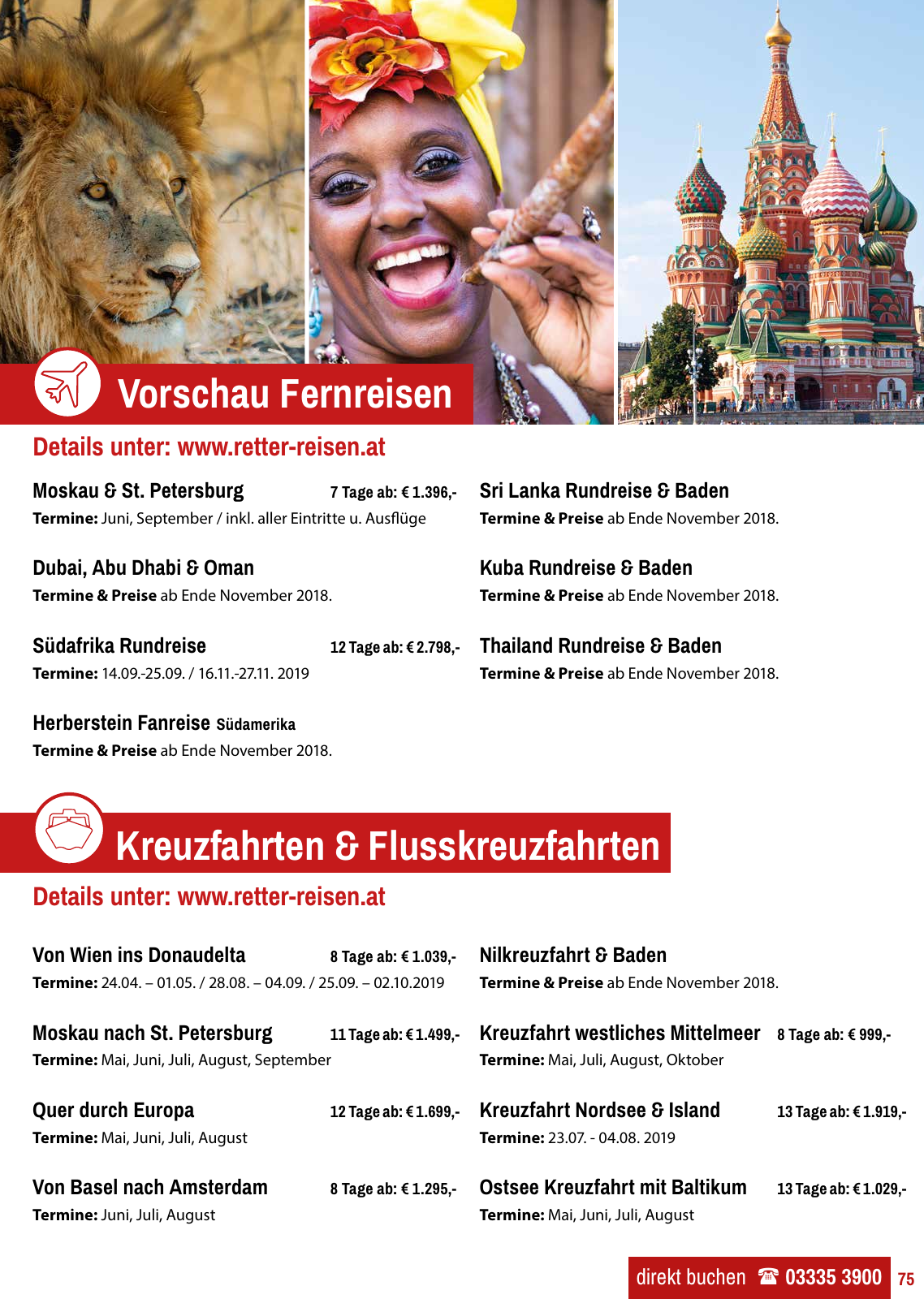 Vorschau Retter Katalog Reisen für Herz&Seele 2019 Seite 75