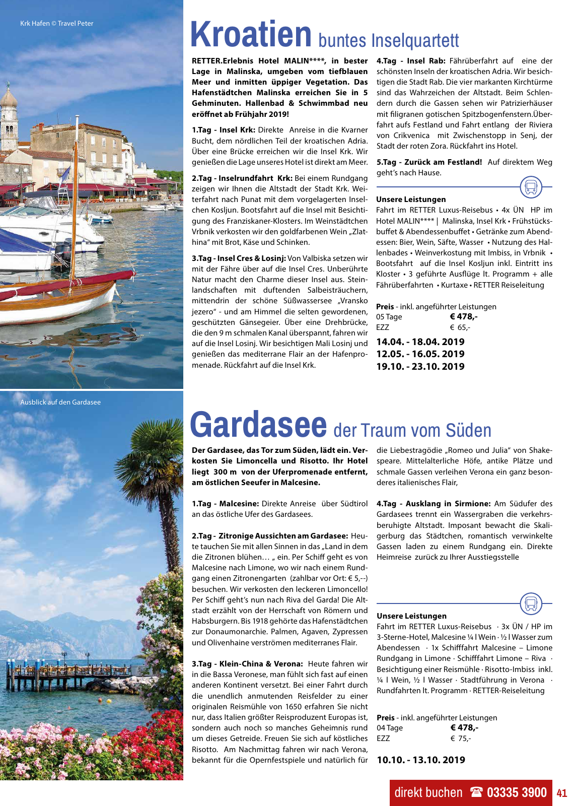 Vorschau Retter Katalog Reisen für Herz&Seele 2019 Seite 41