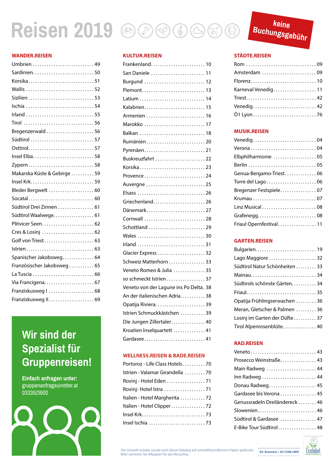 Vorschau Retter Katalog Reisen für Herz&Seele 2019 Seite 3