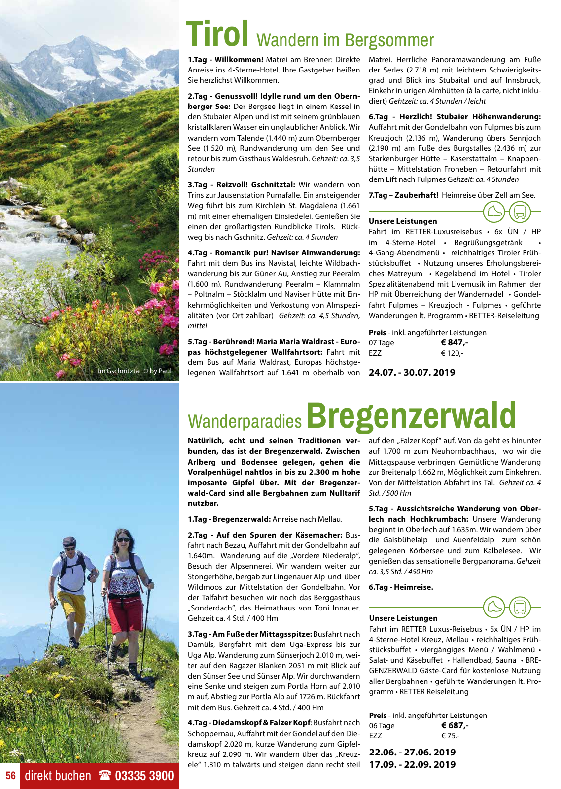 Vorschau Retter Katalog Reisen für Herz&Seele 2019 Seite 56