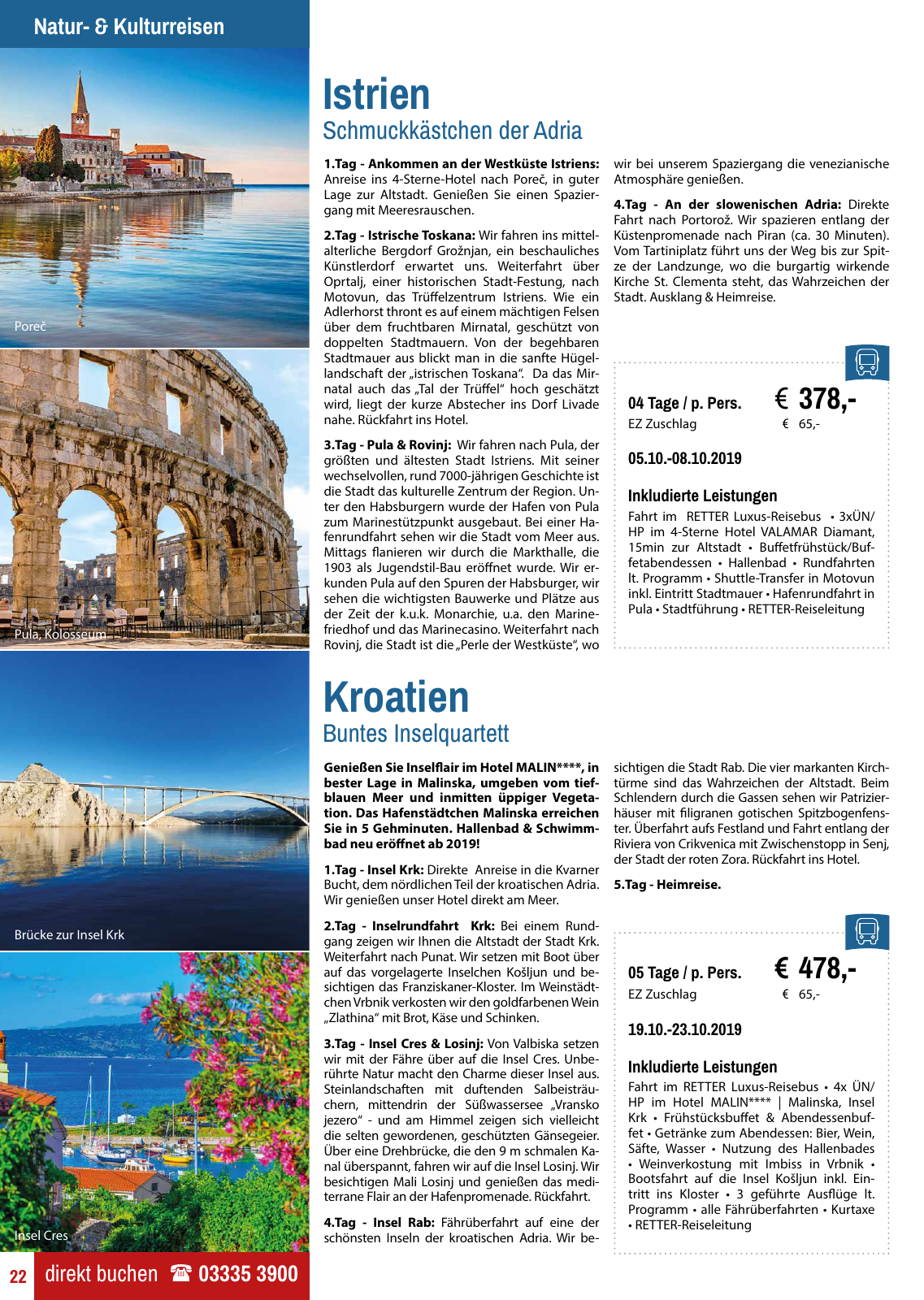 Vorschau Retter Reisen Katalog 2019/20 Seite 22