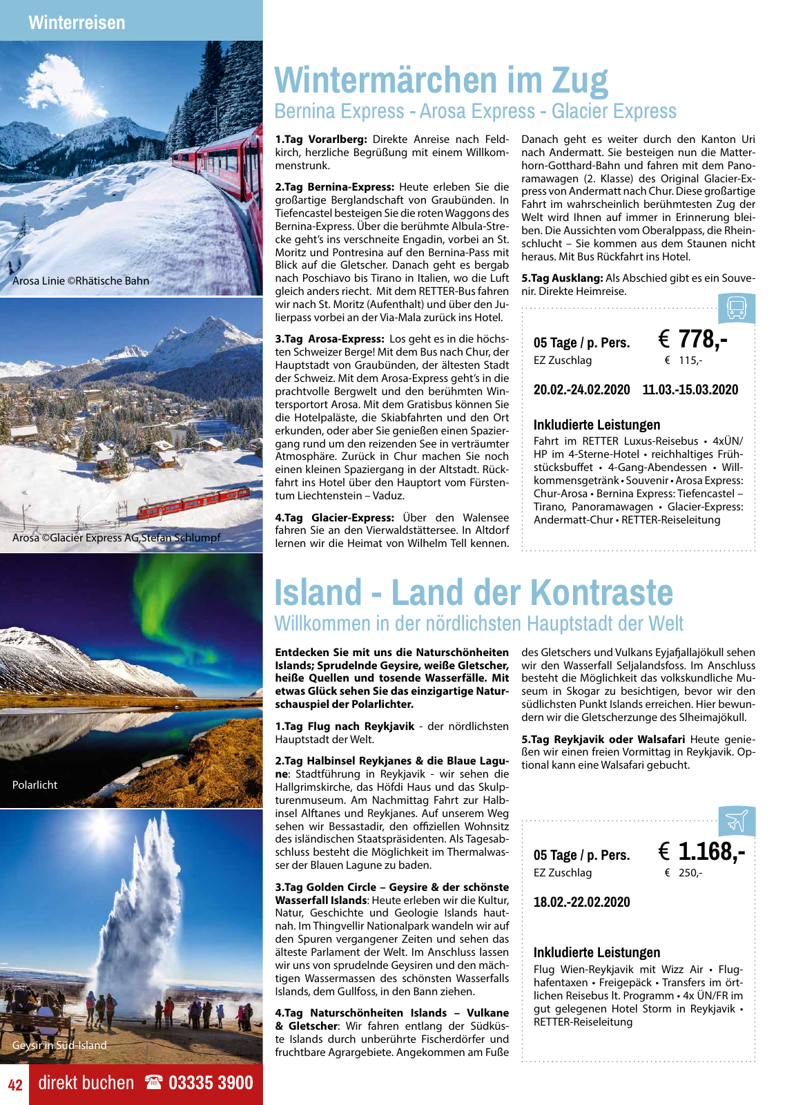 Vorschau Retter Reisen Katalog 2019/20 Seite 42