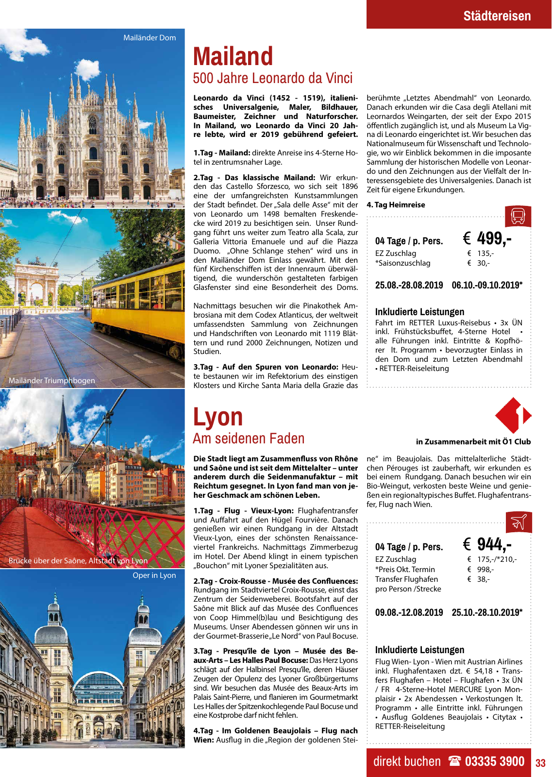 Vorschau Retter Reisen Katalog 2019/20 Seite 33