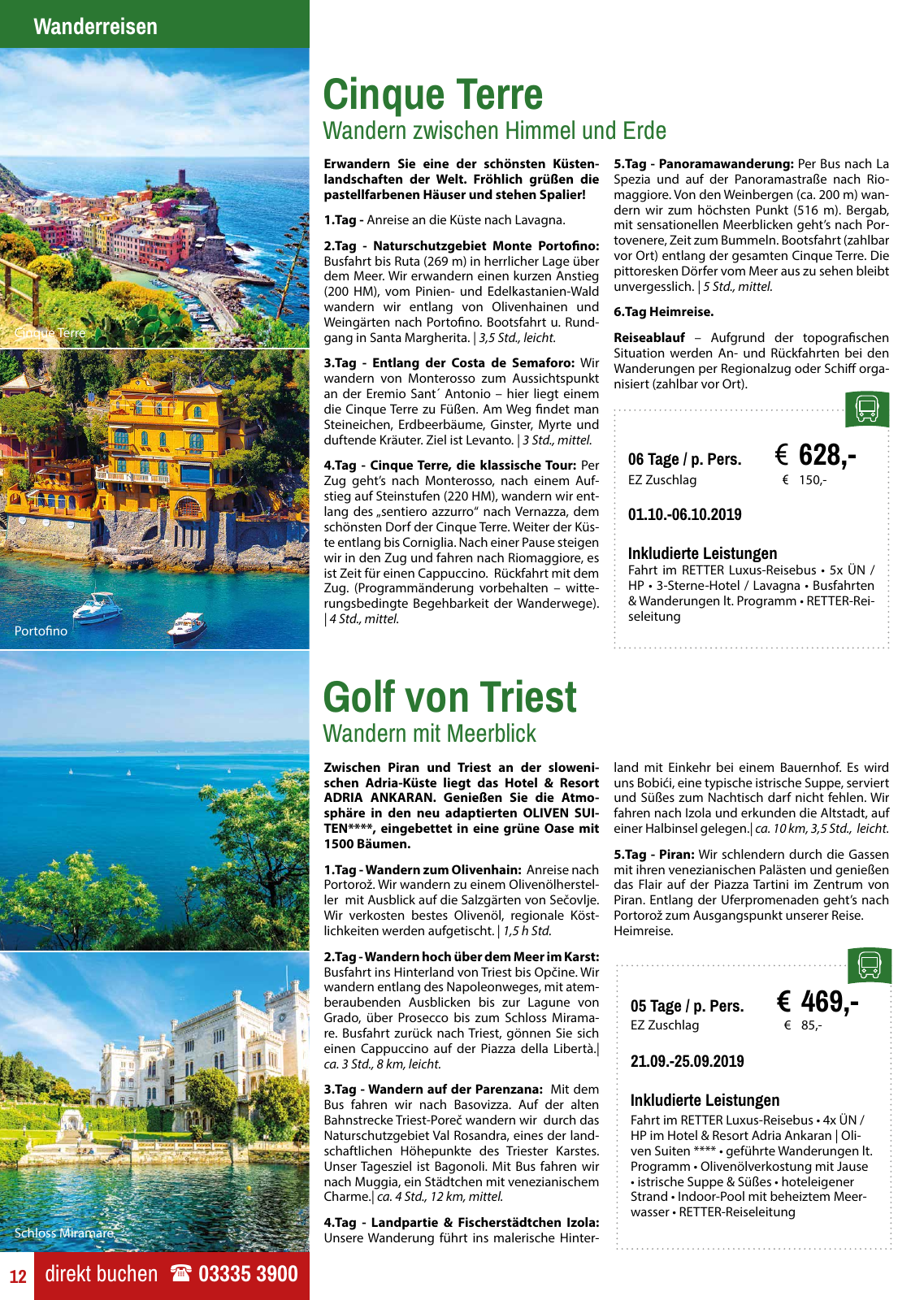 Vorschau Retter Reisen Katalog 2019/20 Seite 12