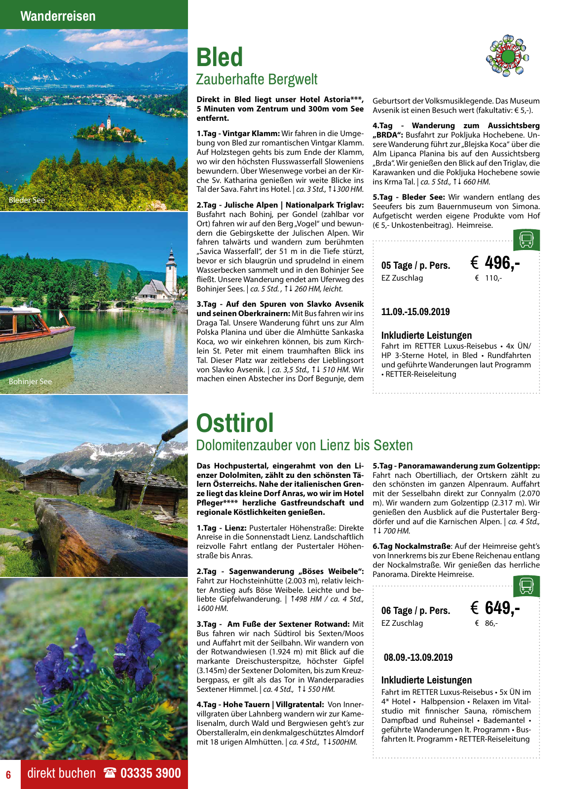 Vorschau Retter Reisen Katalog 2019/20 Seite 6
