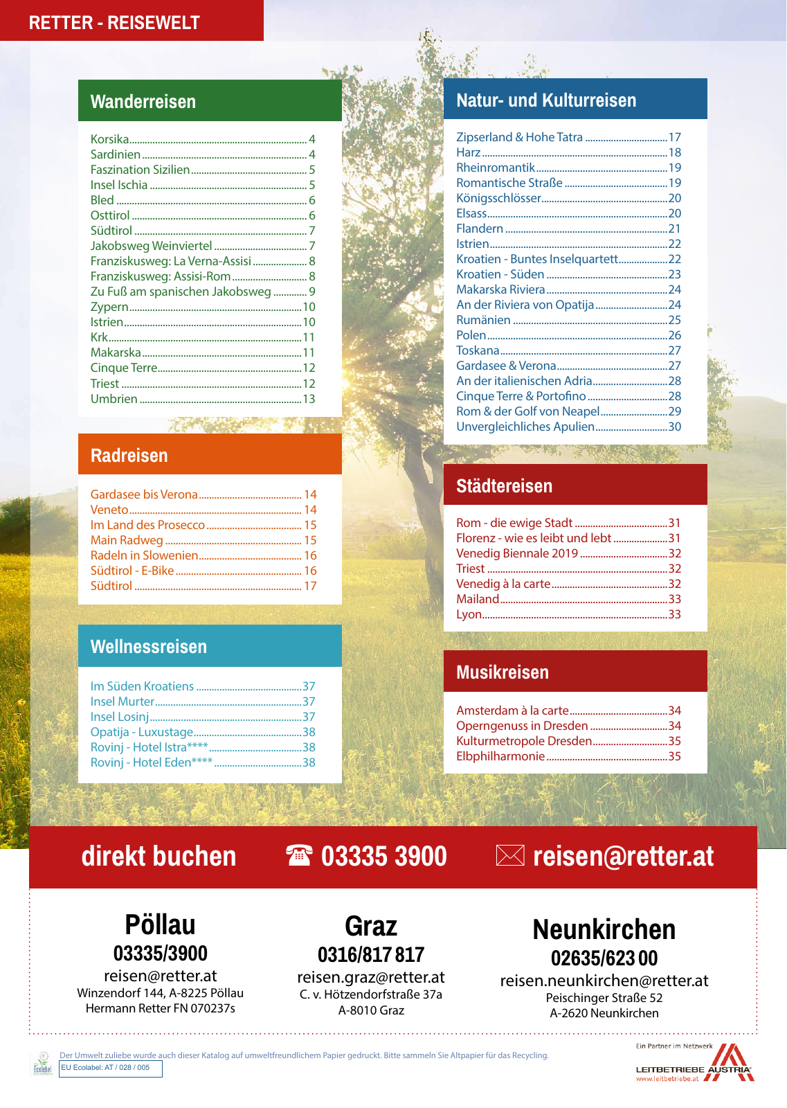 Vorschau Retter Reisen Katalog 2019/20 Seite 2