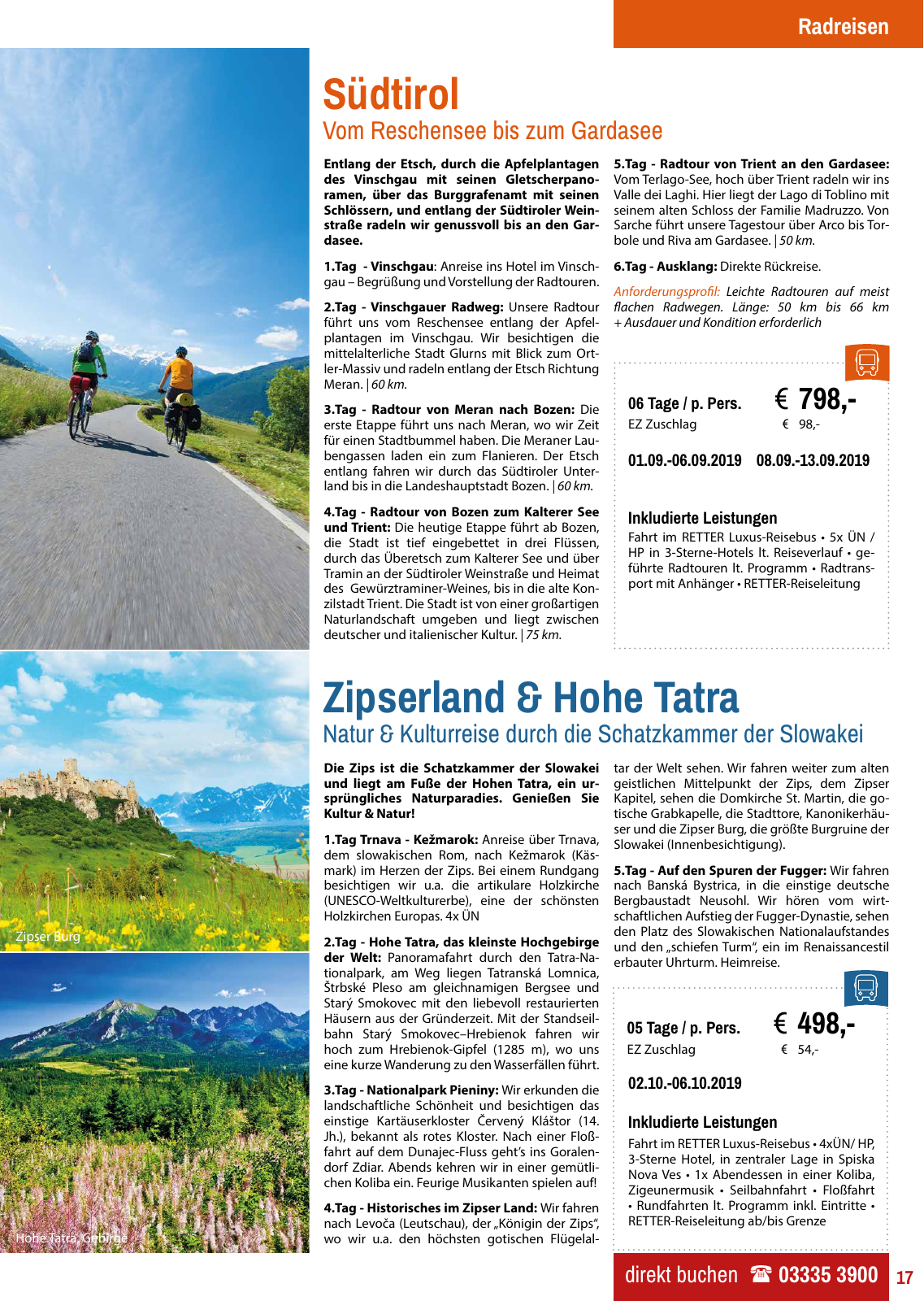 Vorschau Retter Reisen Katalog 2019/20 Seite 17