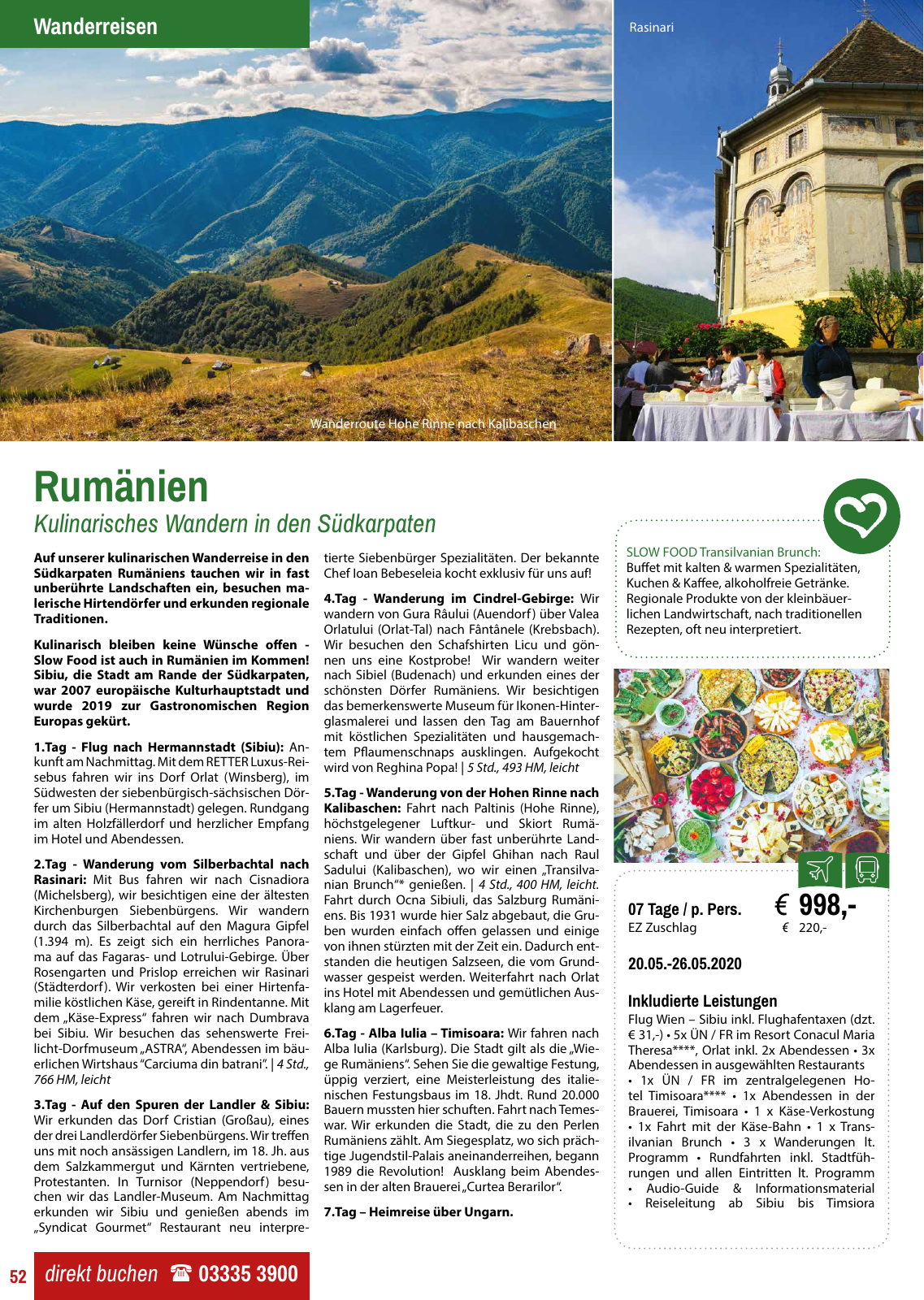 Vorschau Retter Reisen Katalog 2020 Seite 52