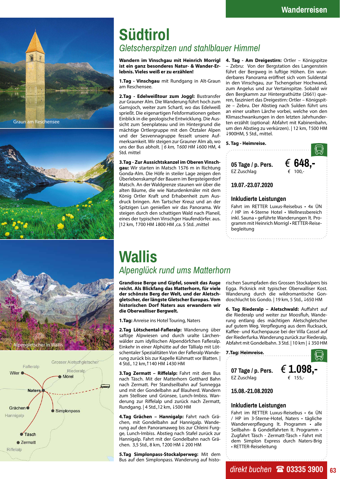 Vorschau Retter Reisen Katalog 2020 Seite 63