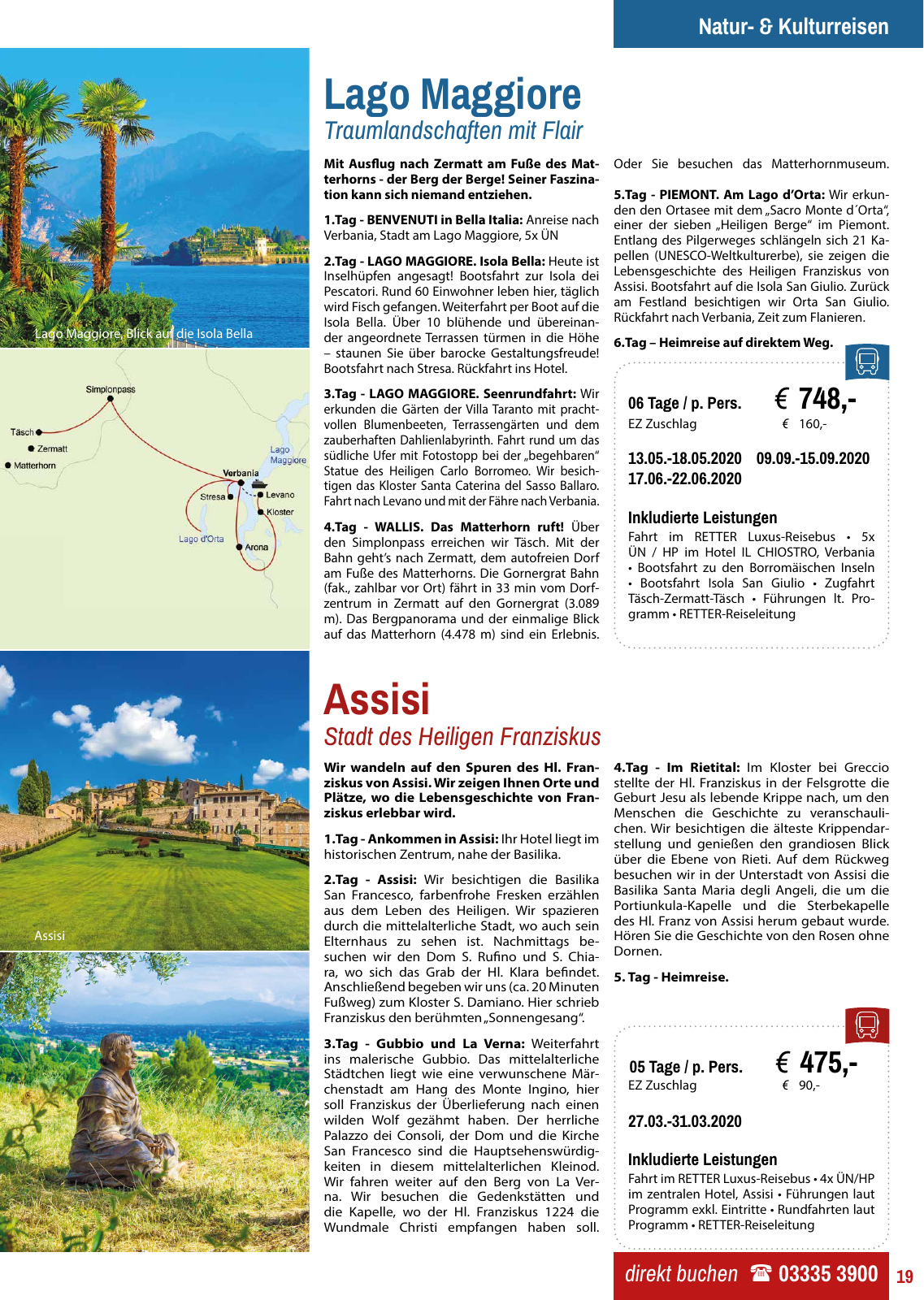 Vorschau Retter Reisen Katalog 2020 Seite 19