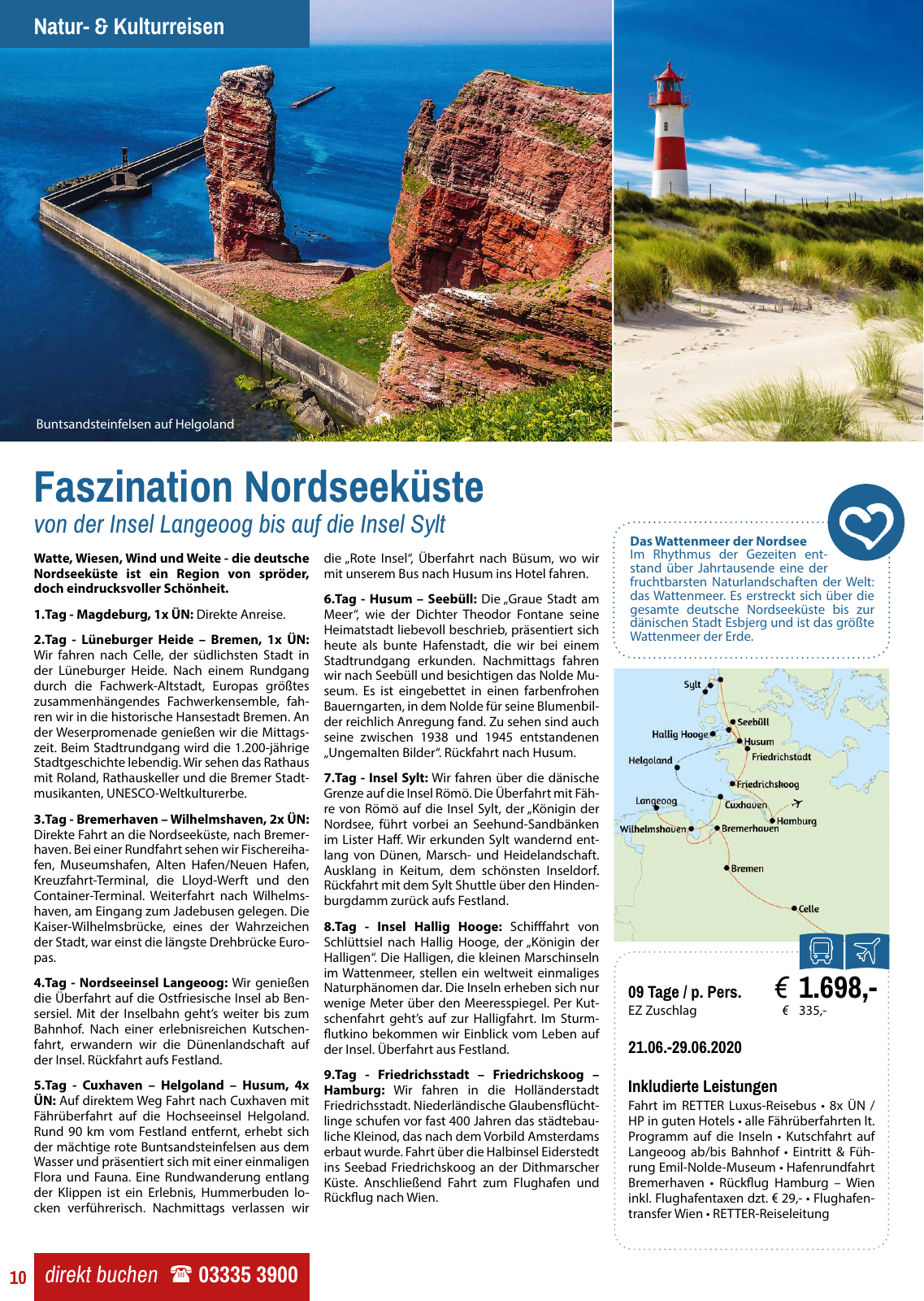 Vorschau Retter Reisen Katalog 2020 Seite 10