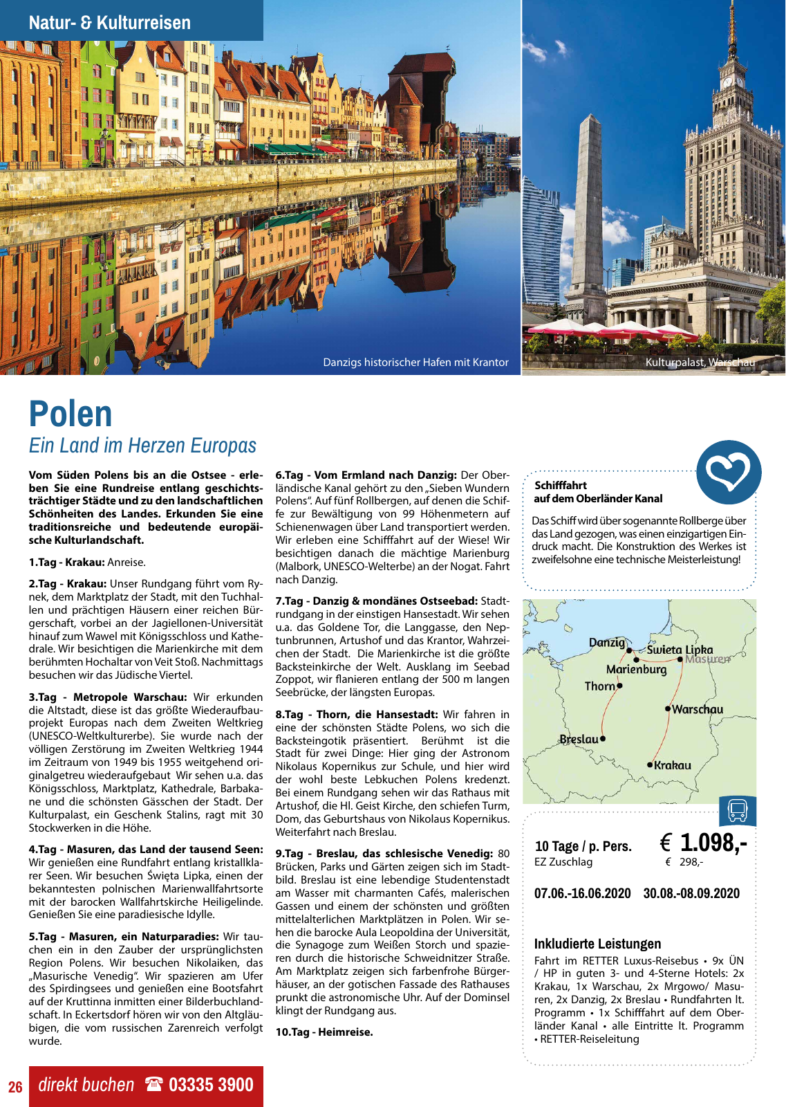 Vorschau Retter Reisen Katalog 2020 Seite 26