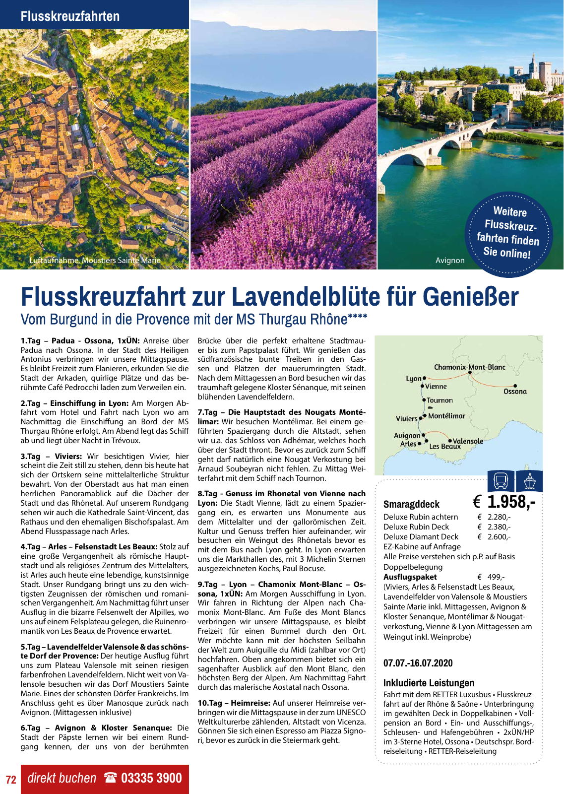 Vorschau Retter Reisen Katalog 2020 Seite 72