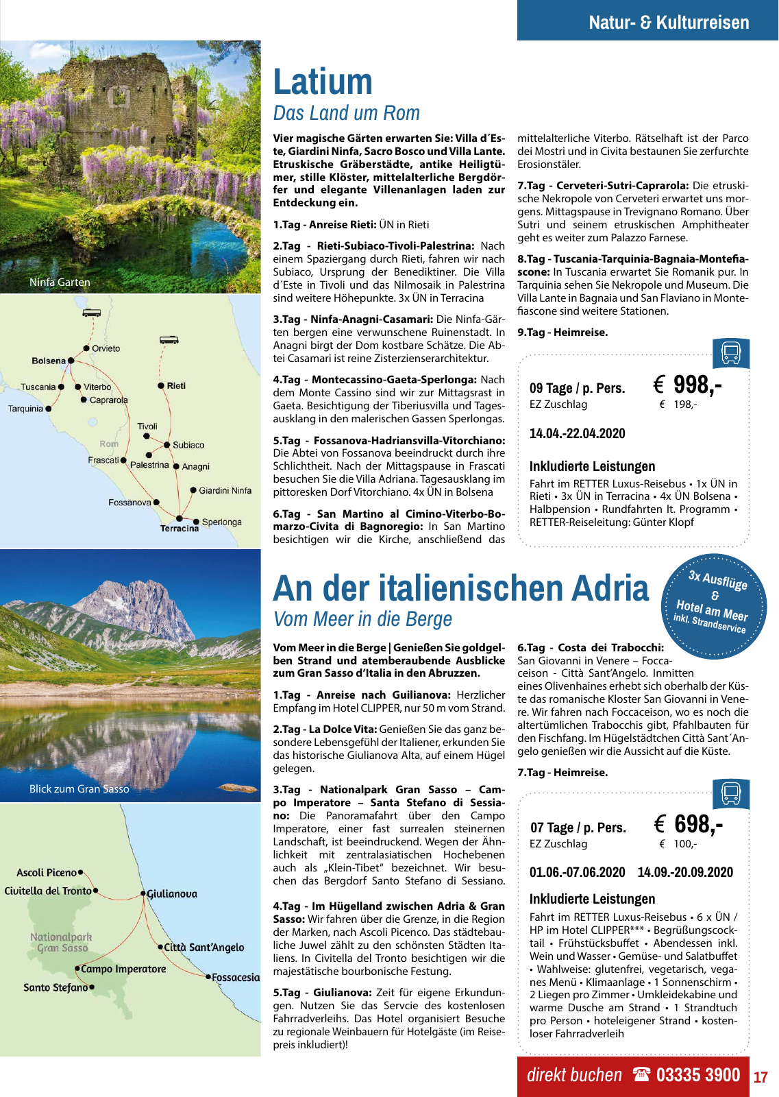 Vorschau Retter Reisen Katalog 2020 Seite 17