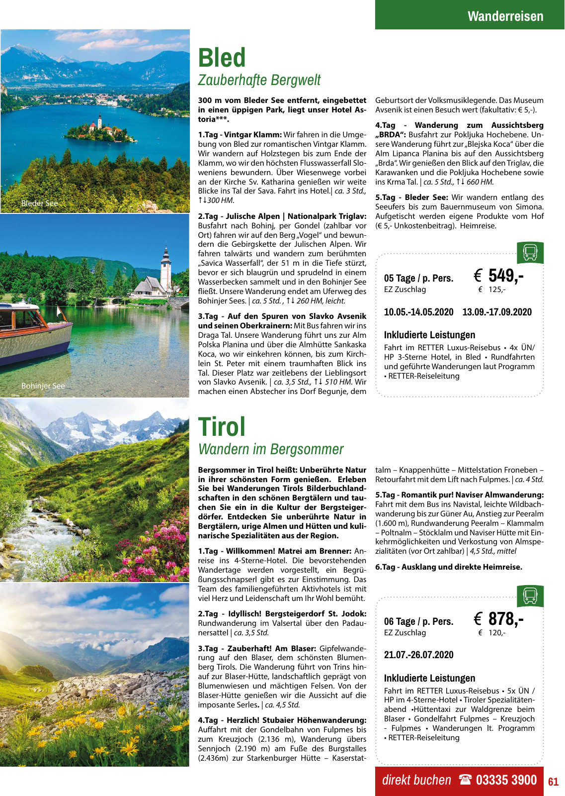 Vorschau Retter Reisen Katalog 2020 Seite 61