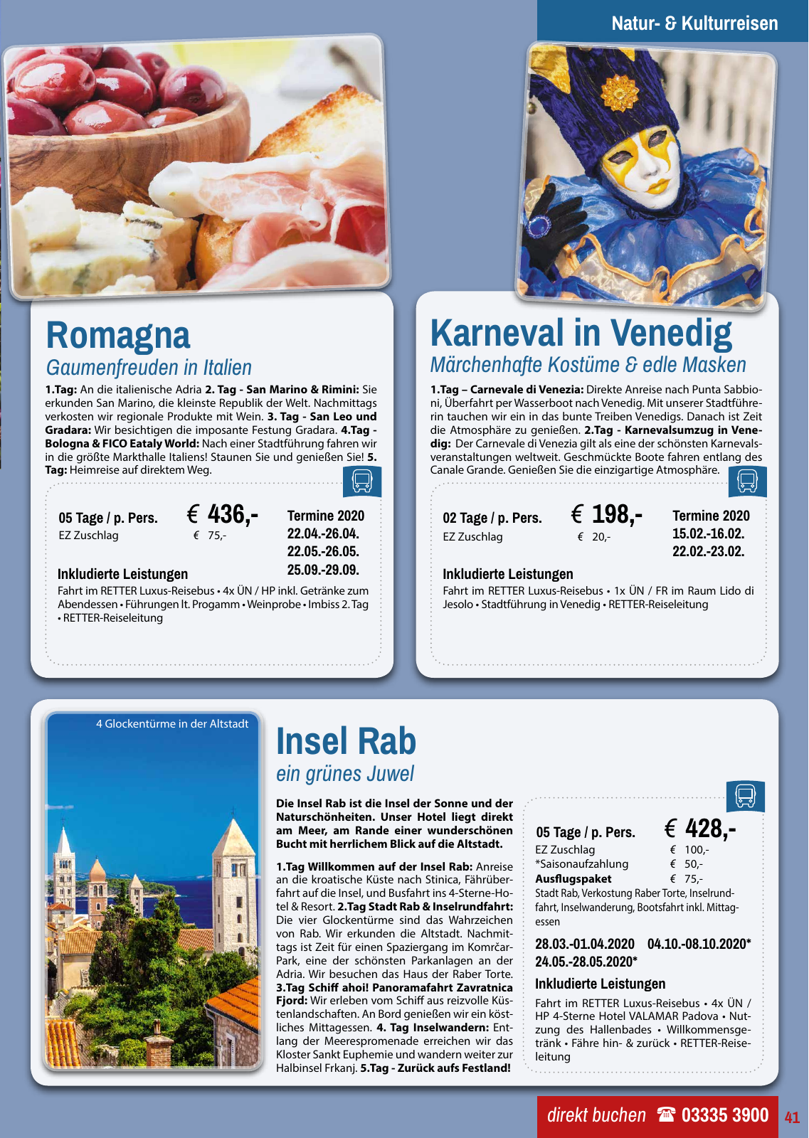 Vorschau Retter Reisen Katalog 2020 Seite 41