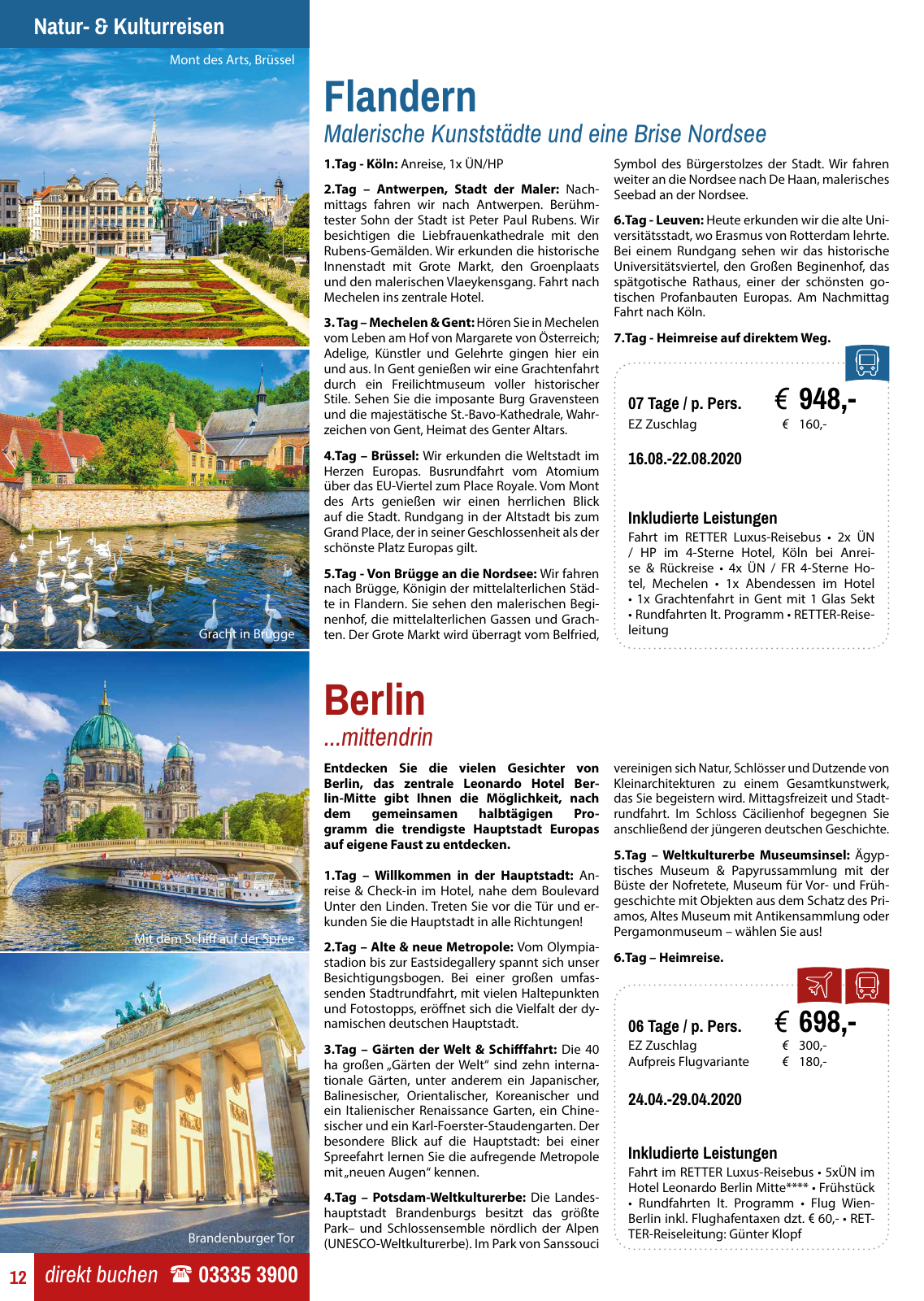 Vorschau Retter Reisen Katalog 2020 Seite 12
