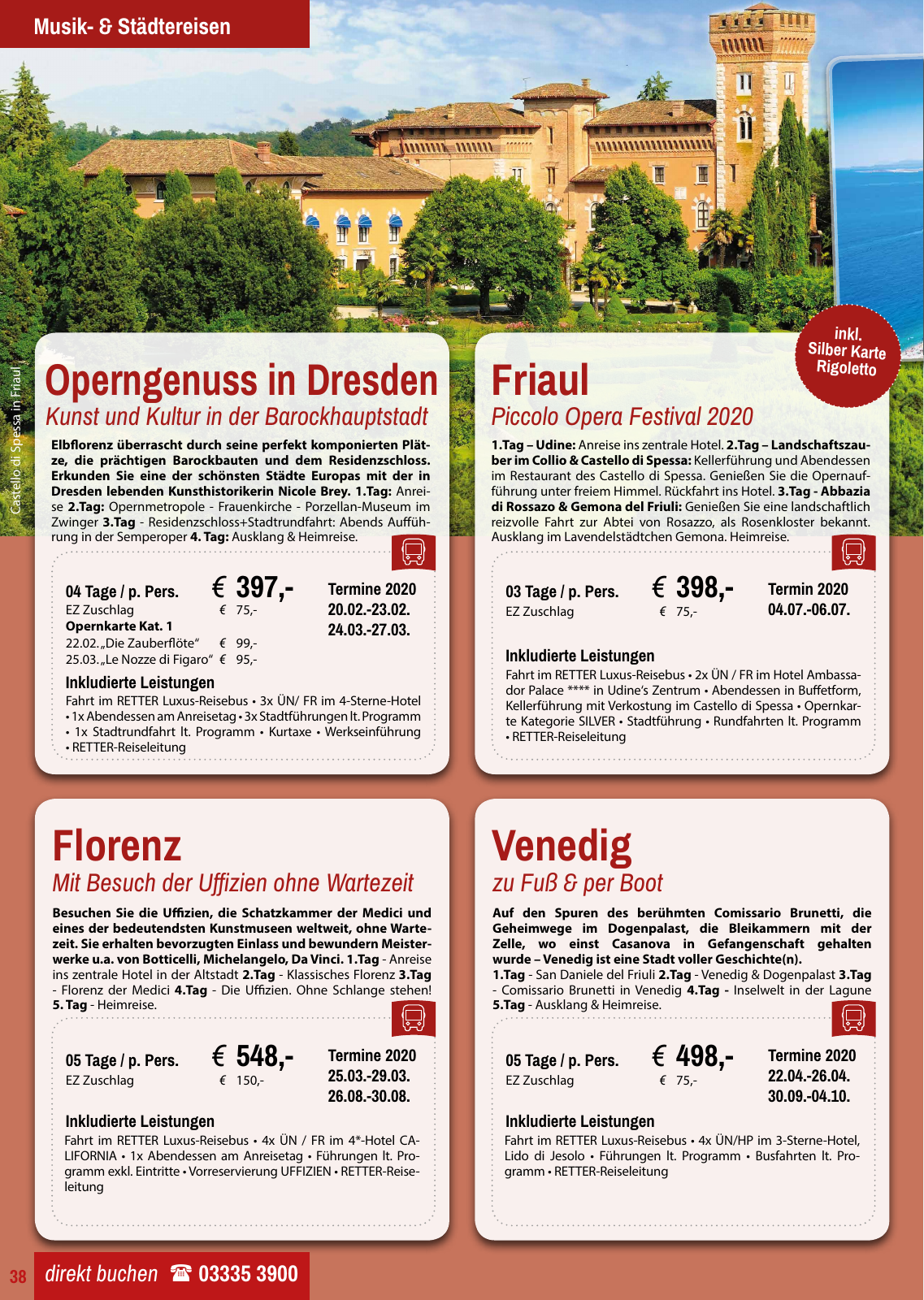 Vorschau Retter Reisen Katalog 2020 Seite 38