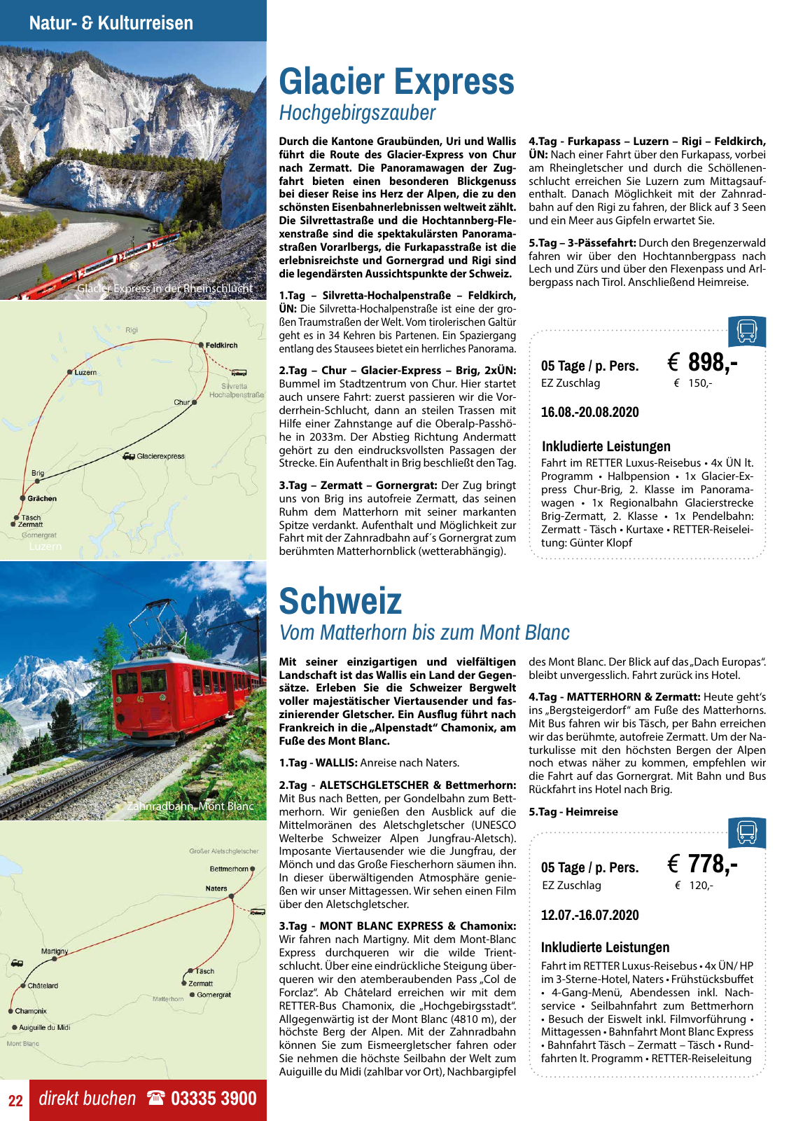 Vorschau Retter Reisen Katalog 2020 Seite 22