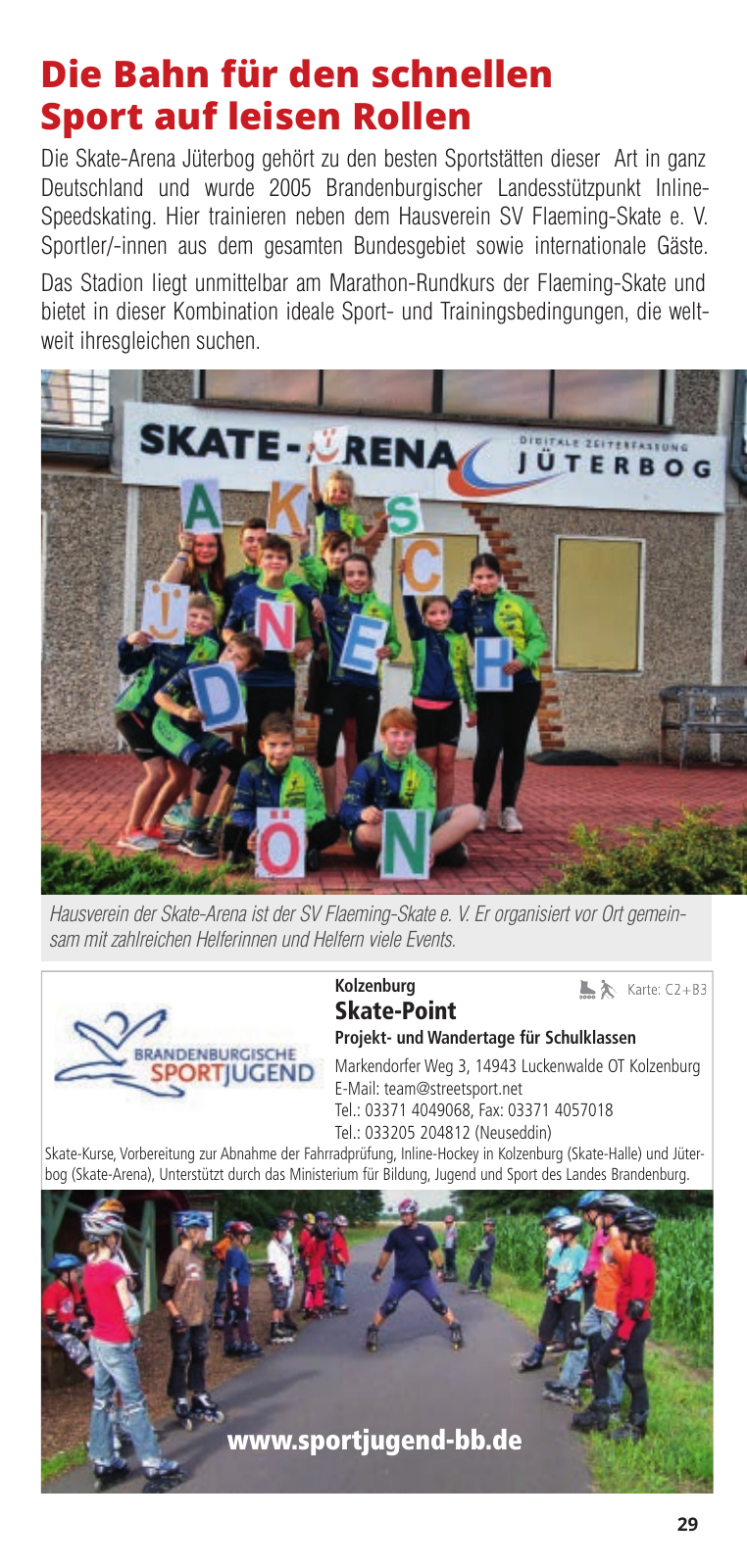 Vorschau Flaeming-Skate Broschüre 2021-2022 Seite 31