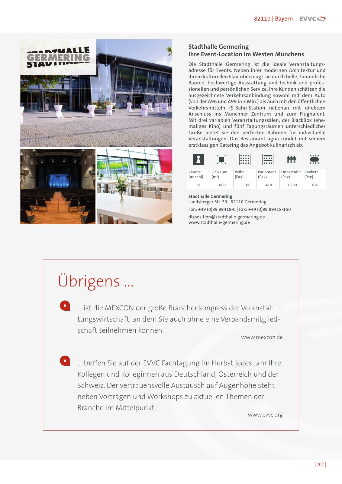 Vorschau EVVC LocationGuide 2020/2021 Seite 207