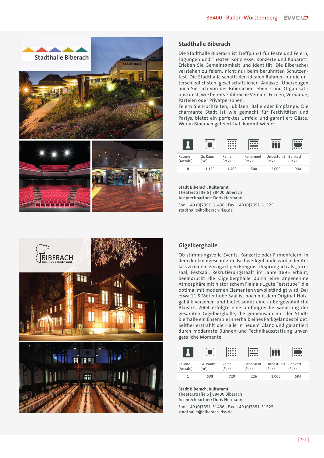 Vorschau EVVC LocationGuide 2020/2021 Seite 221