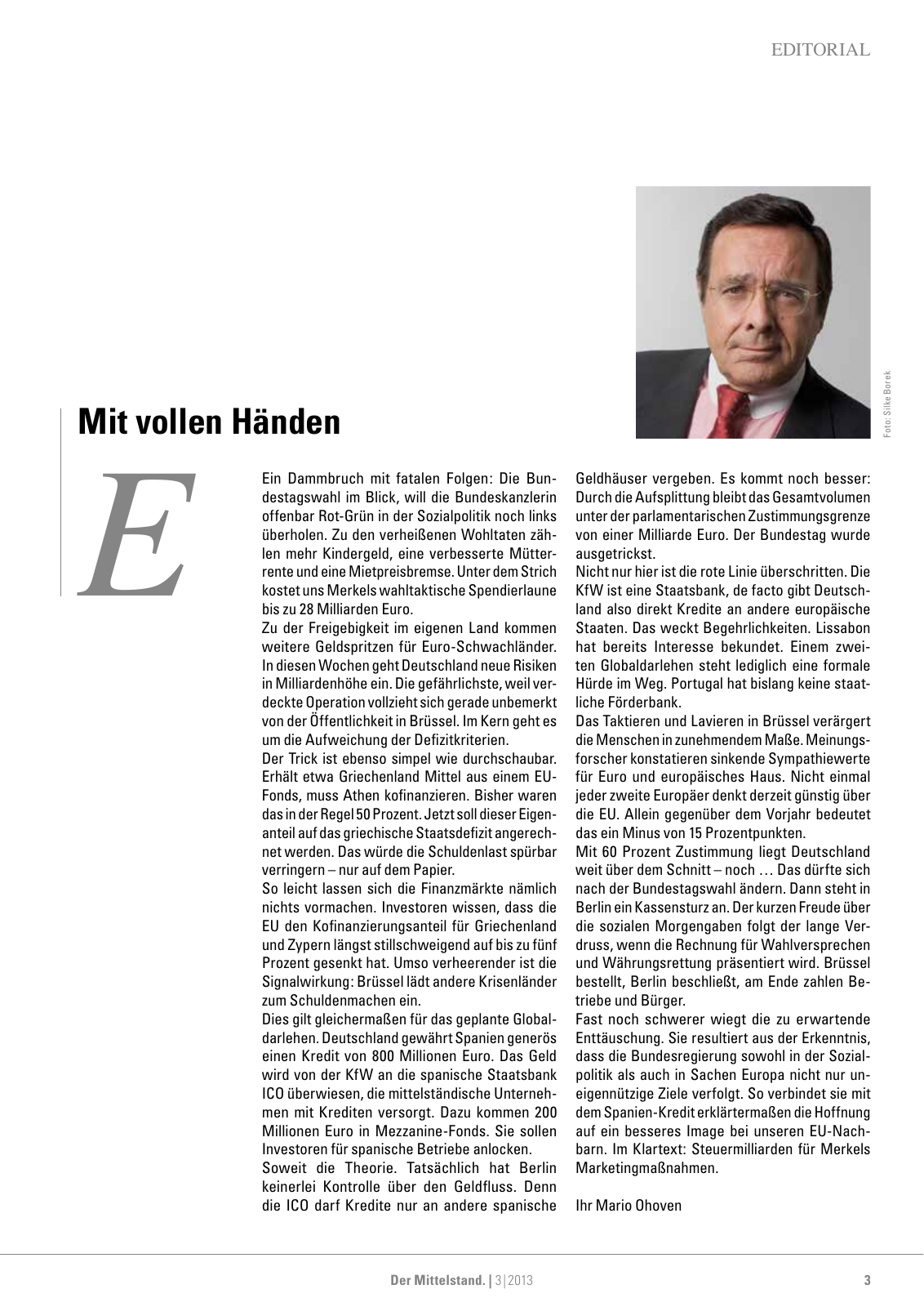 Vorschau Der Mittelstand. 3|2013 Seite 3
