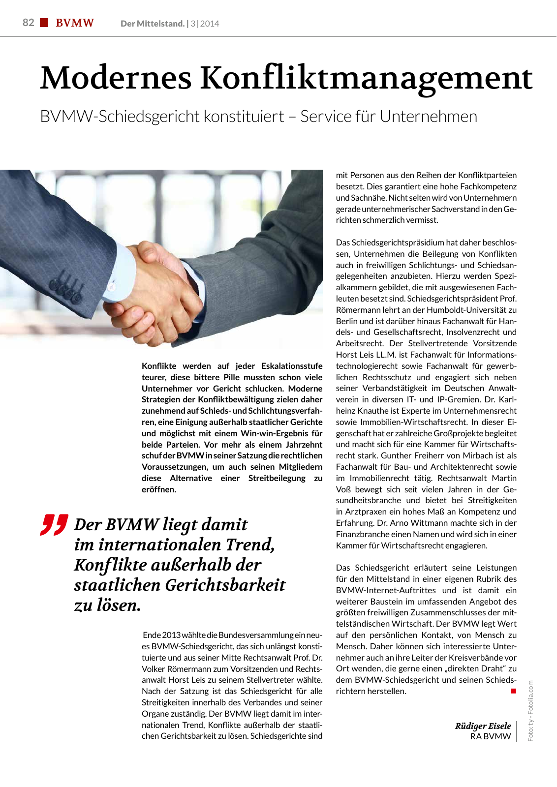 Vorschau Der Mittelstand. 3|2014 Seite 82