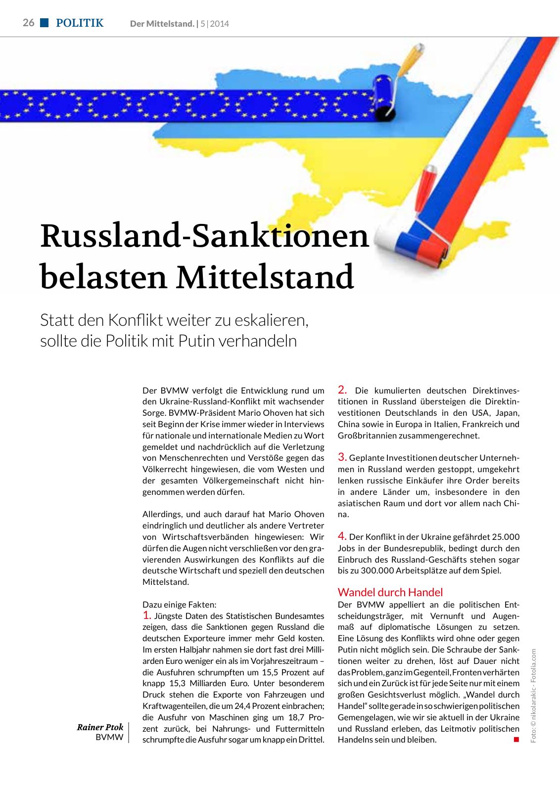 Vorschau Der Mittelstand. 5|2014 Seite 26