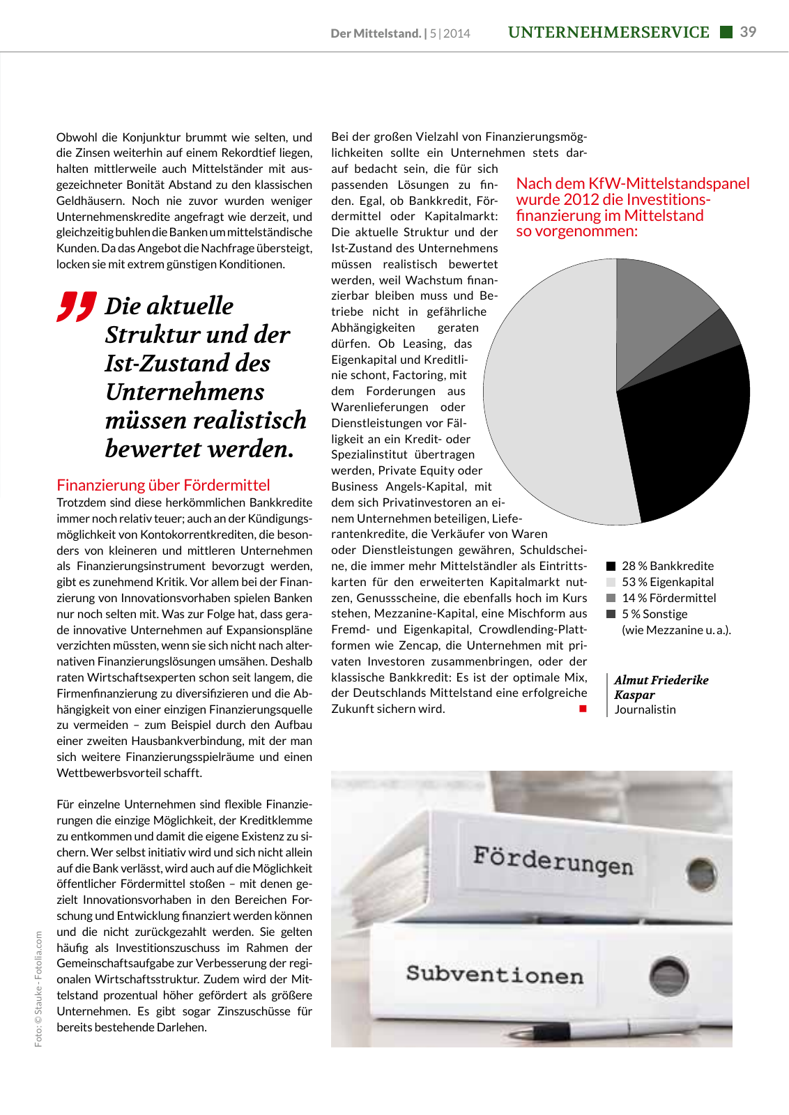 Vorschau Der Mittelstand. 5|2014 Seite 39