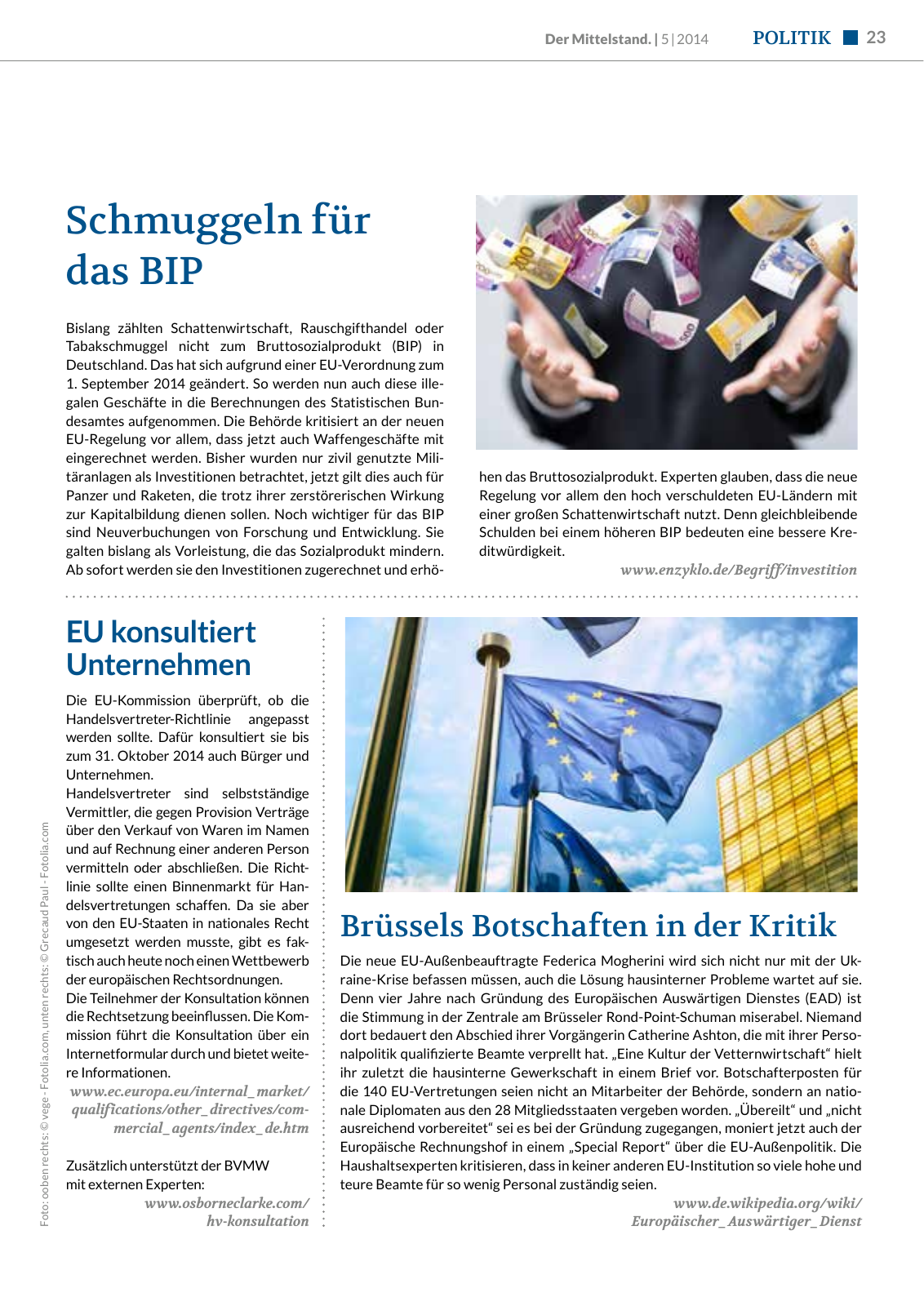 Vorschau Der Mittelstand. 5|2014 Seite 23