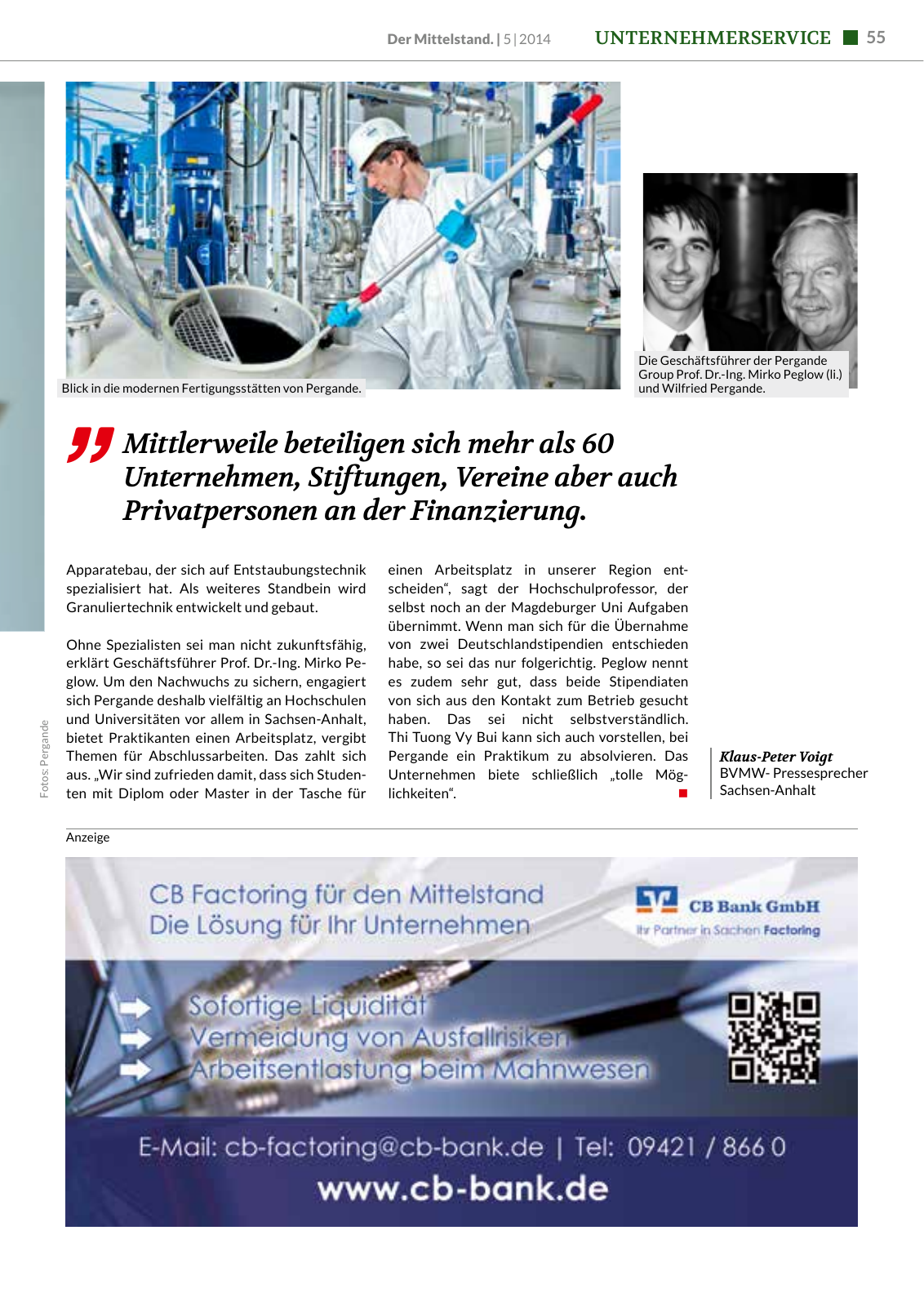 Vorschau Der Mittelstand. 5|2014 Seite 55