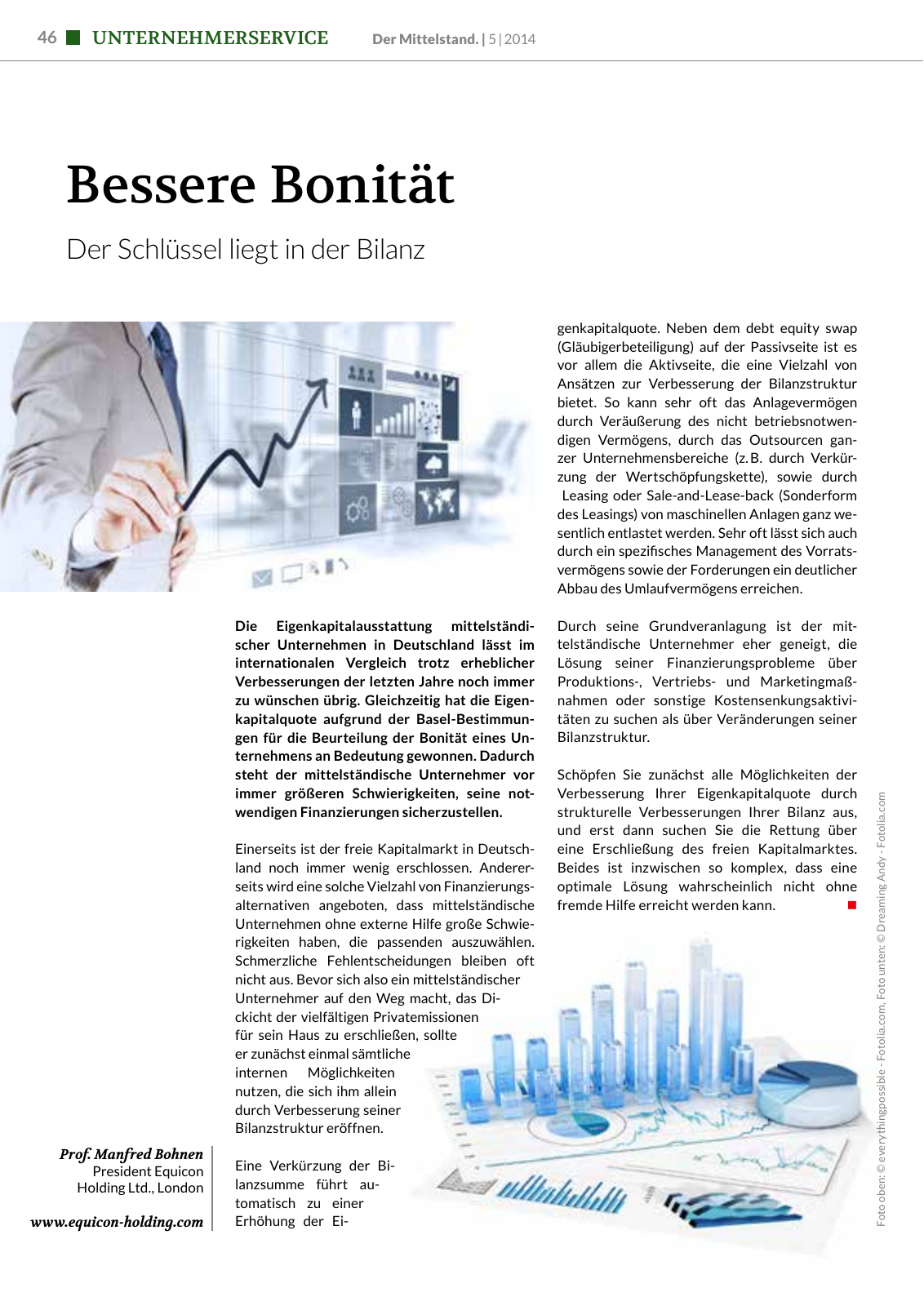 Vorschau Der Mittelstand. 5|2014 Seite 46