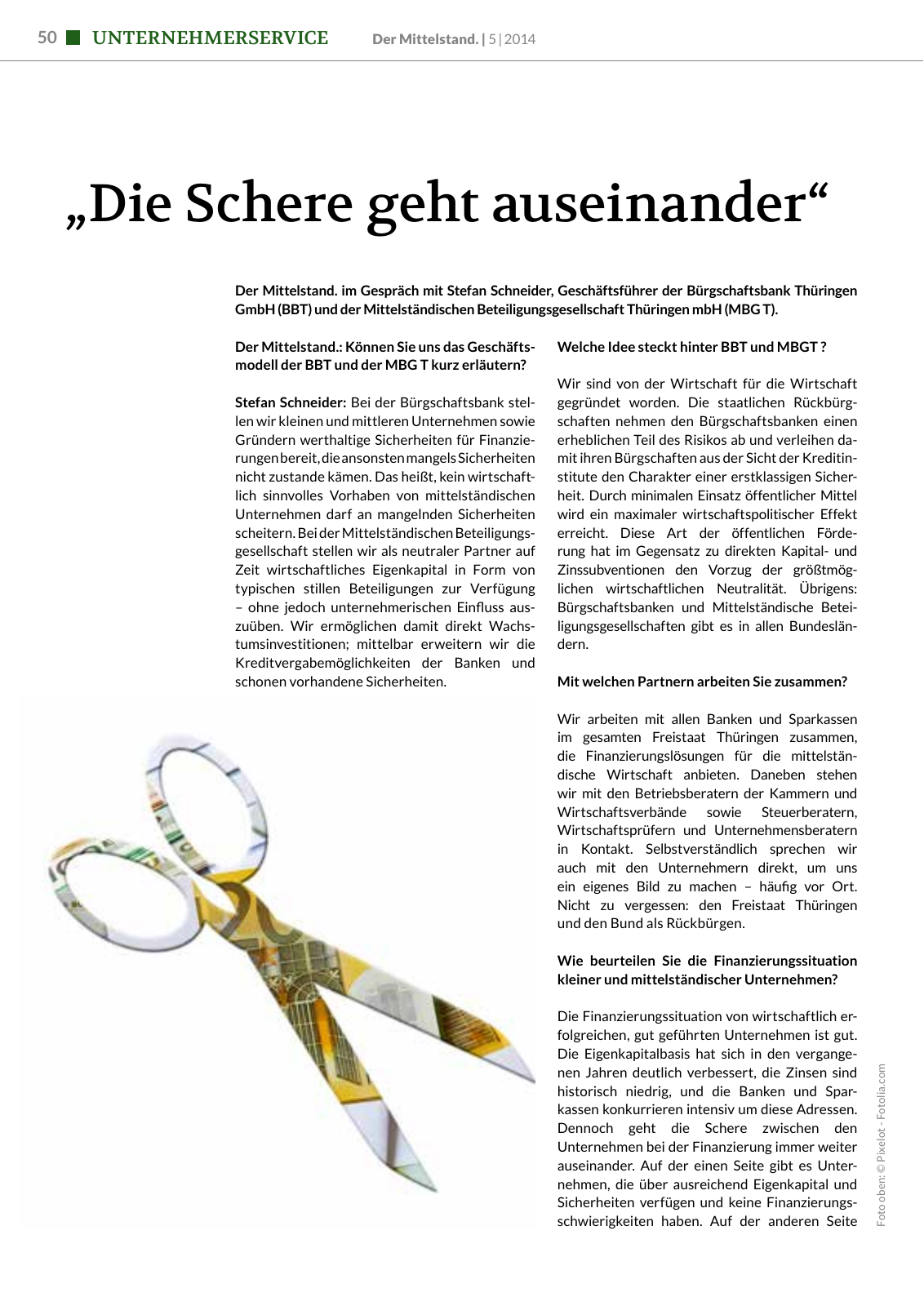 Vorschau Der Mittelstand. 5|2014 Seite 50