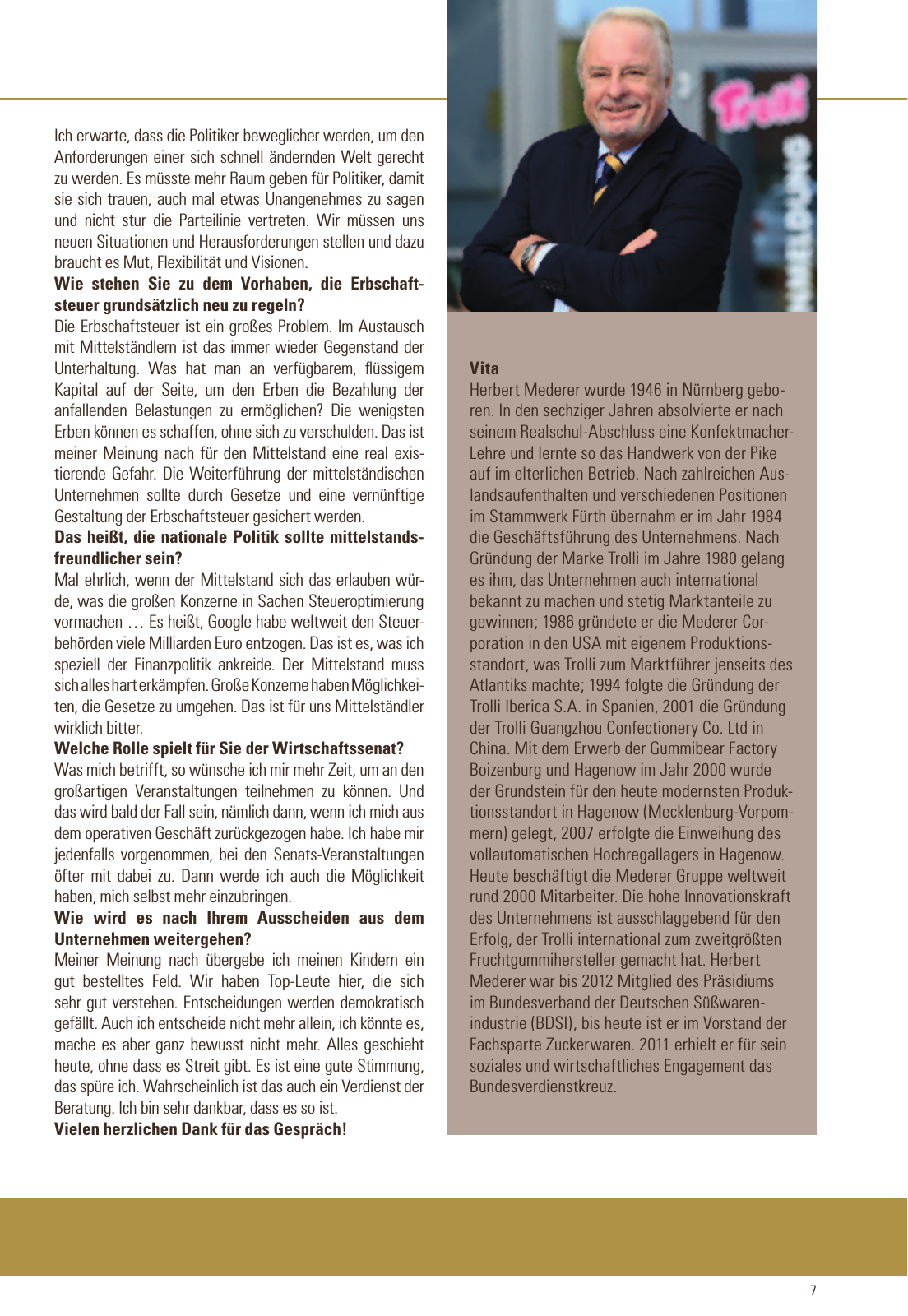 Vorschau 6|2015 BWS-Beileger Herbert Mederer Seite 7