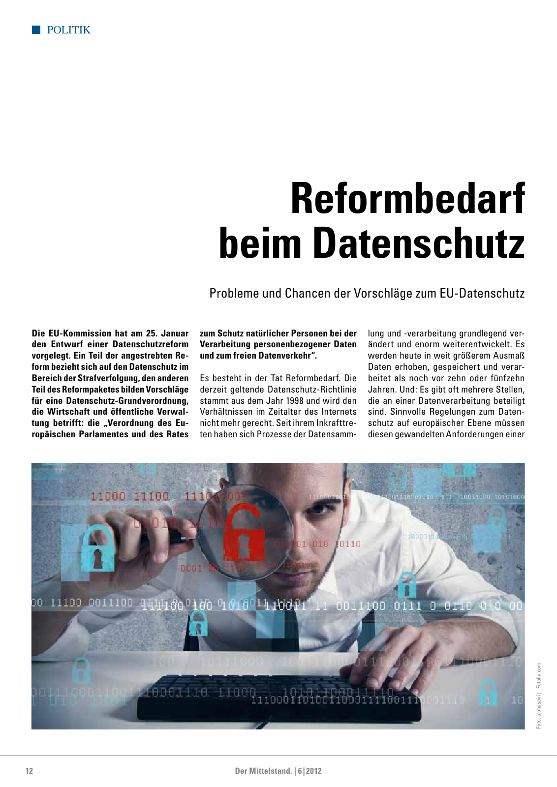 Vorschau Der Mittelstand. 6|2012 Seite 12