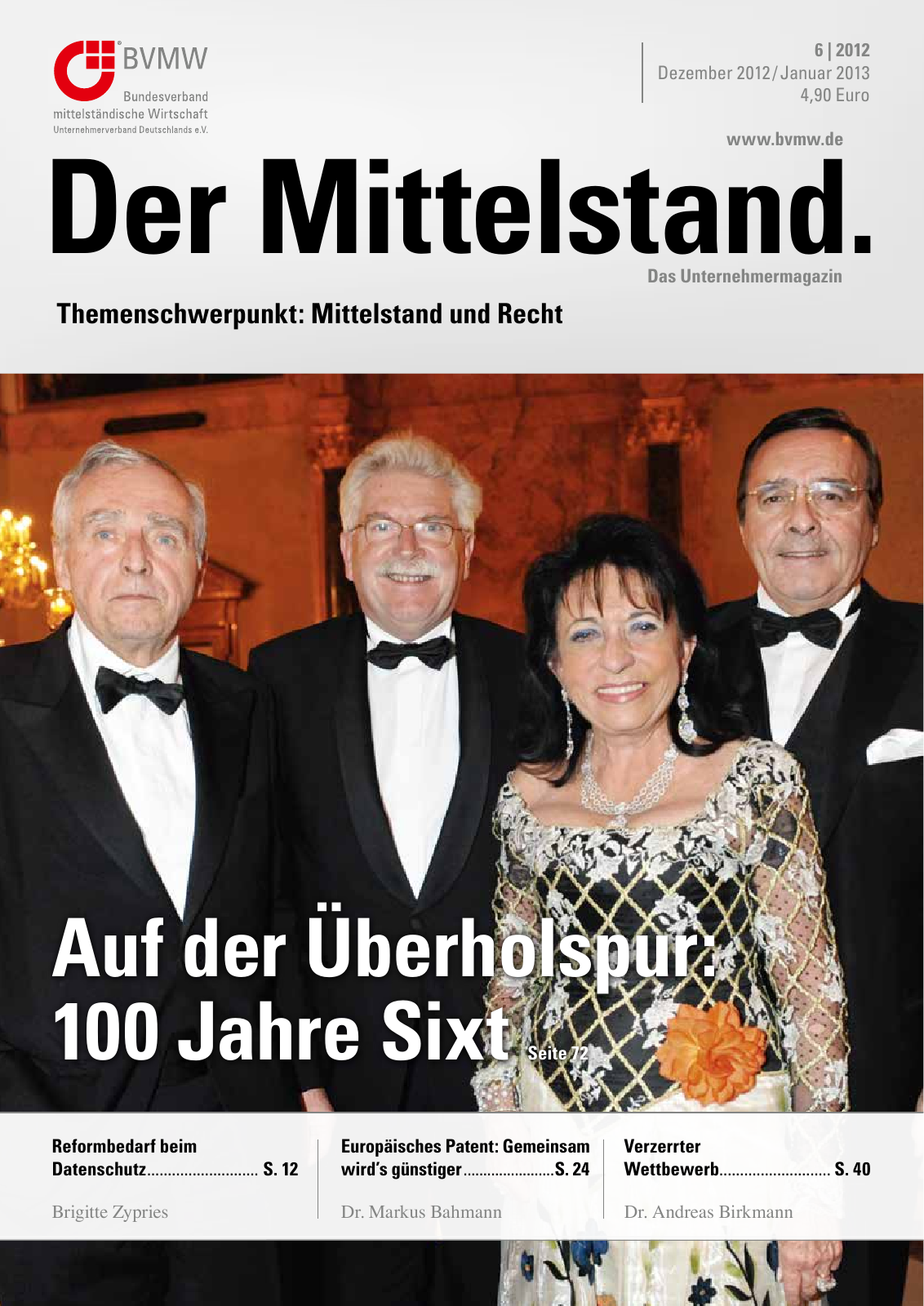 Vorschau Der Mittelstand. 6|2012 Seite 1