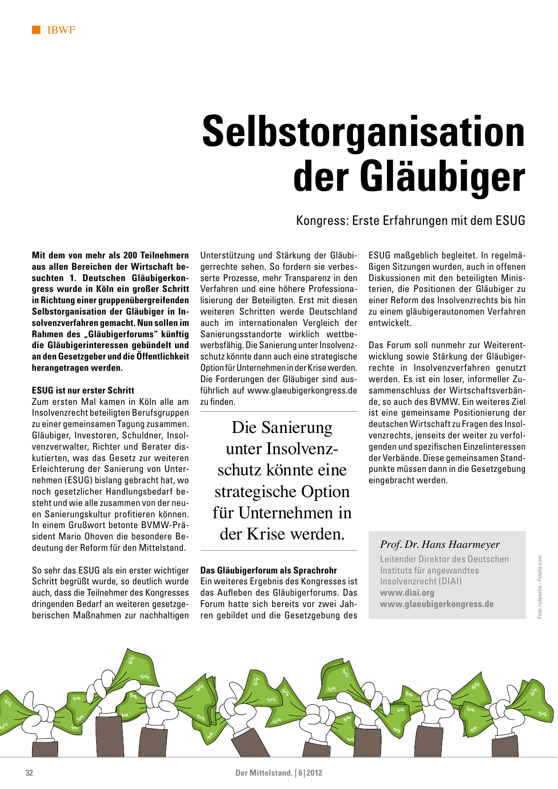 Vorschau Der Mittelstand. 6|2012 Seite 32