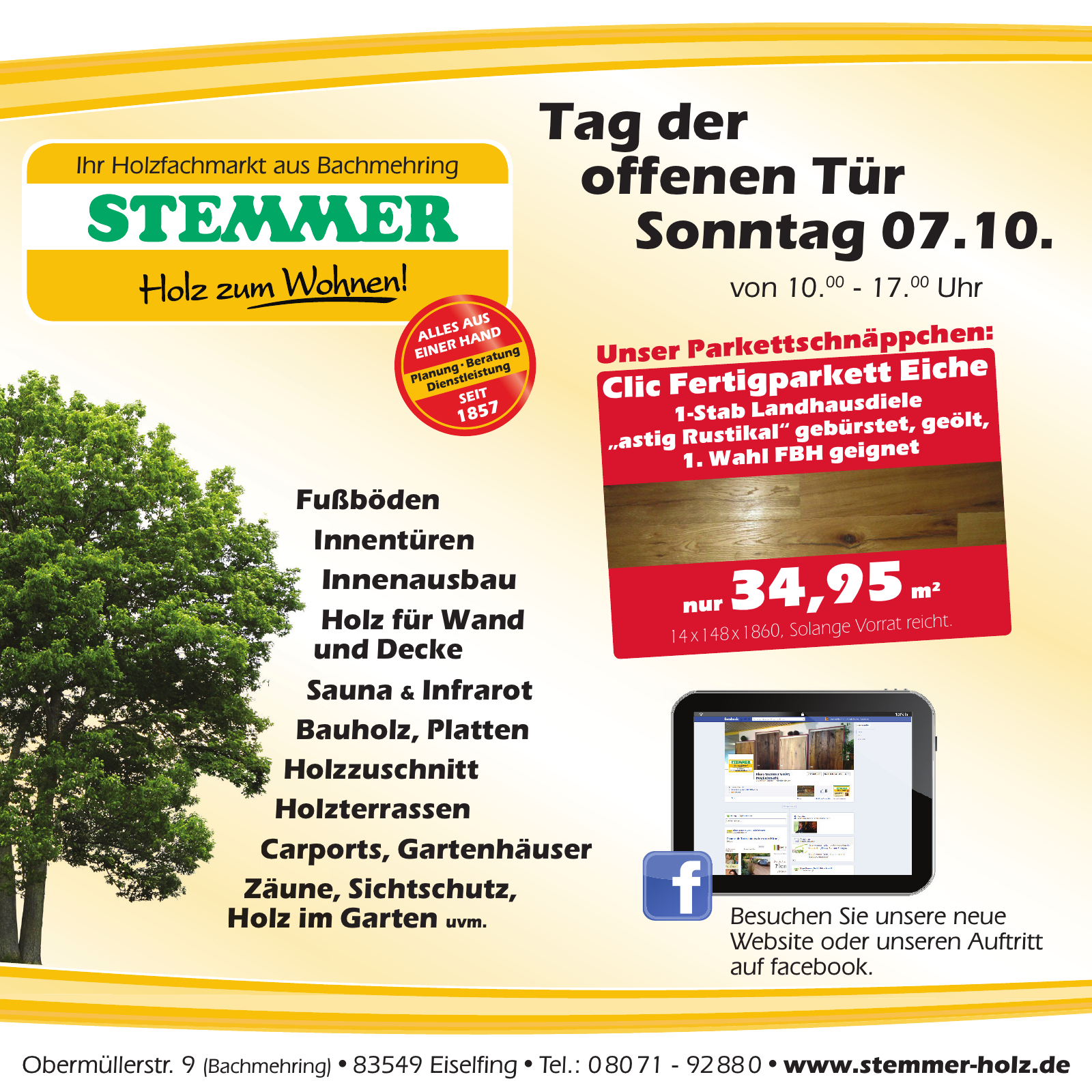 Vorschau Stemmer Holz zum Wohnen,  Ihr Holzfachmarkt aus Bachmehring Seite 12