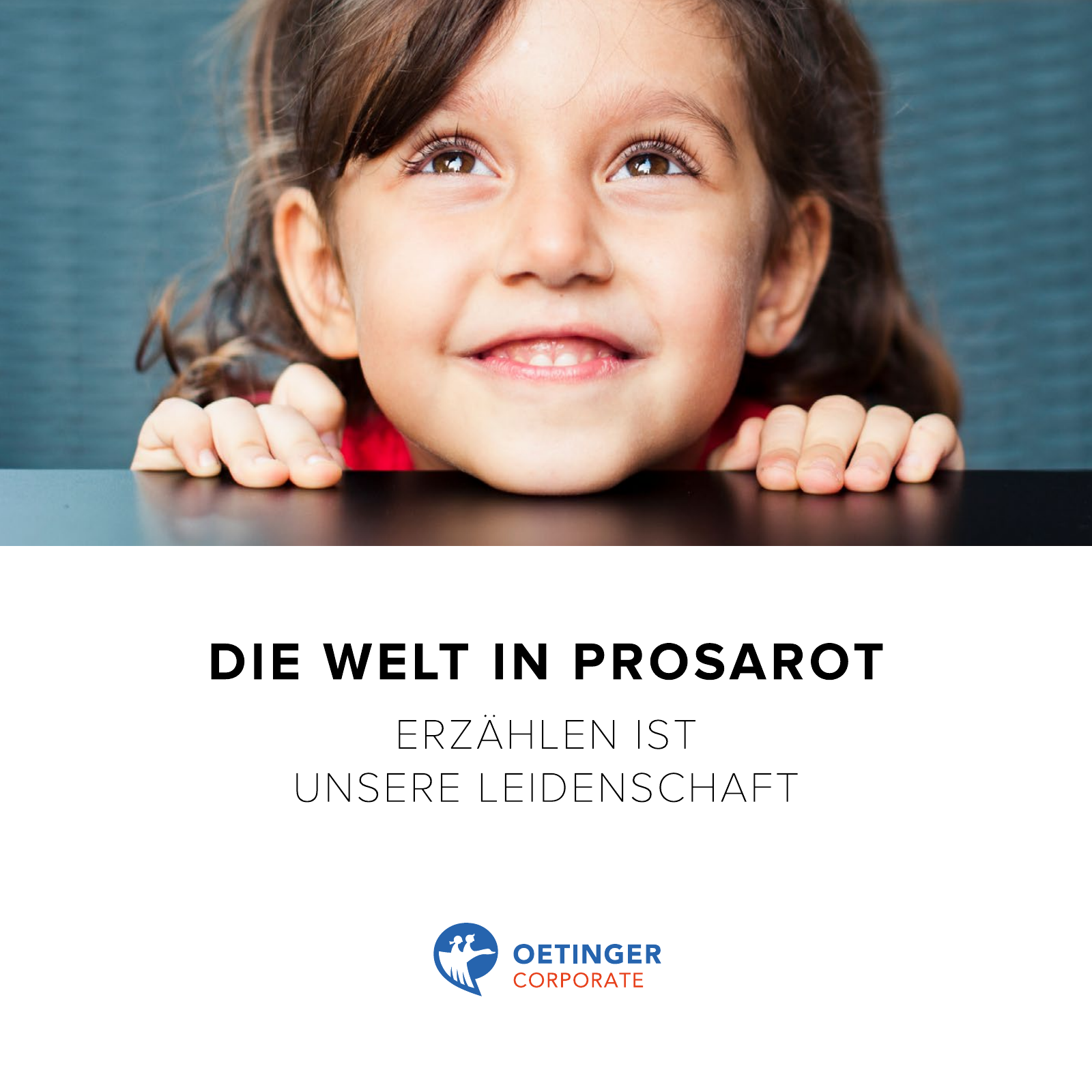 Vorschau Imagebroschüre »Die Welt in Prosarot« – Oetinger Corporate Seite 1