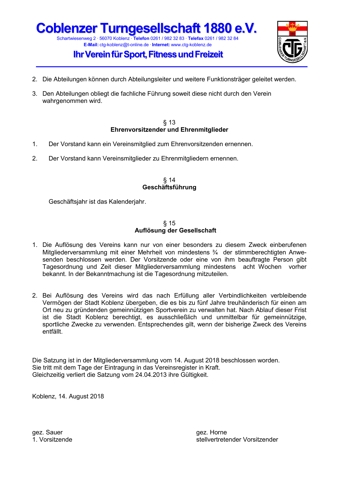 Vorschau CTG Satzung 2018 Seite 8